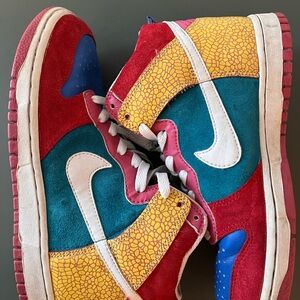 Nike Multicolor Pink & Teal High-Tops